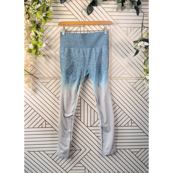 Gymshark Adapt Green White Ombre Seamless Leggings Size Medium? READ - Picture 1 of 9